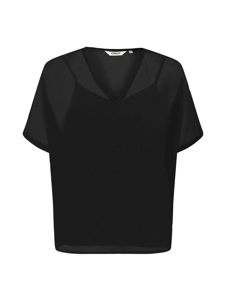 Blouse Noire Femme Only Tasha 2
