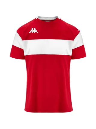 T-Shirt de Sport Rouge Homme Kappa Dareto 1