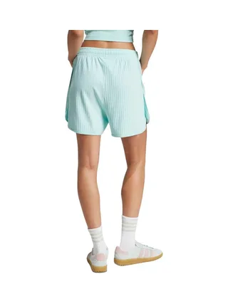 Short Bleu Femme Adidas JD5163 2