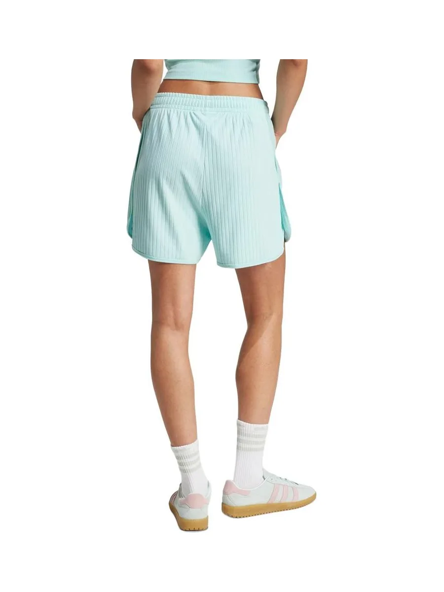 Short Bleu Femme Adidas JD5163 2