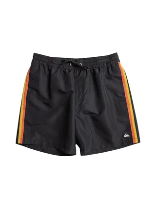 Short de bain Noir/Orange Homme Quiksilver Beach Please 16 1