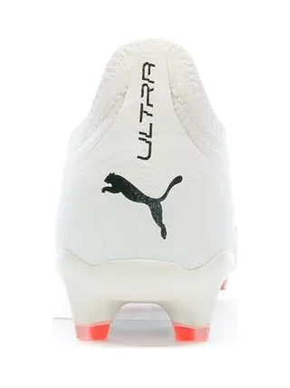 Chaussures de Football Blanches/Oranges Homme Puma Ultra Ultimate Fg/ag 3