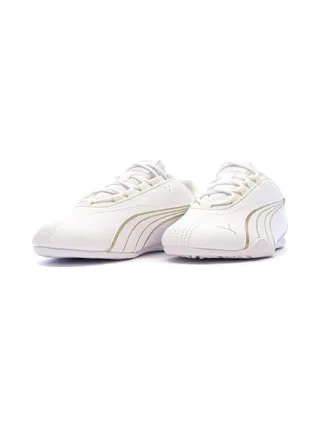 Baskets Blanches/Doré Femme Puma Catch Soleil 6