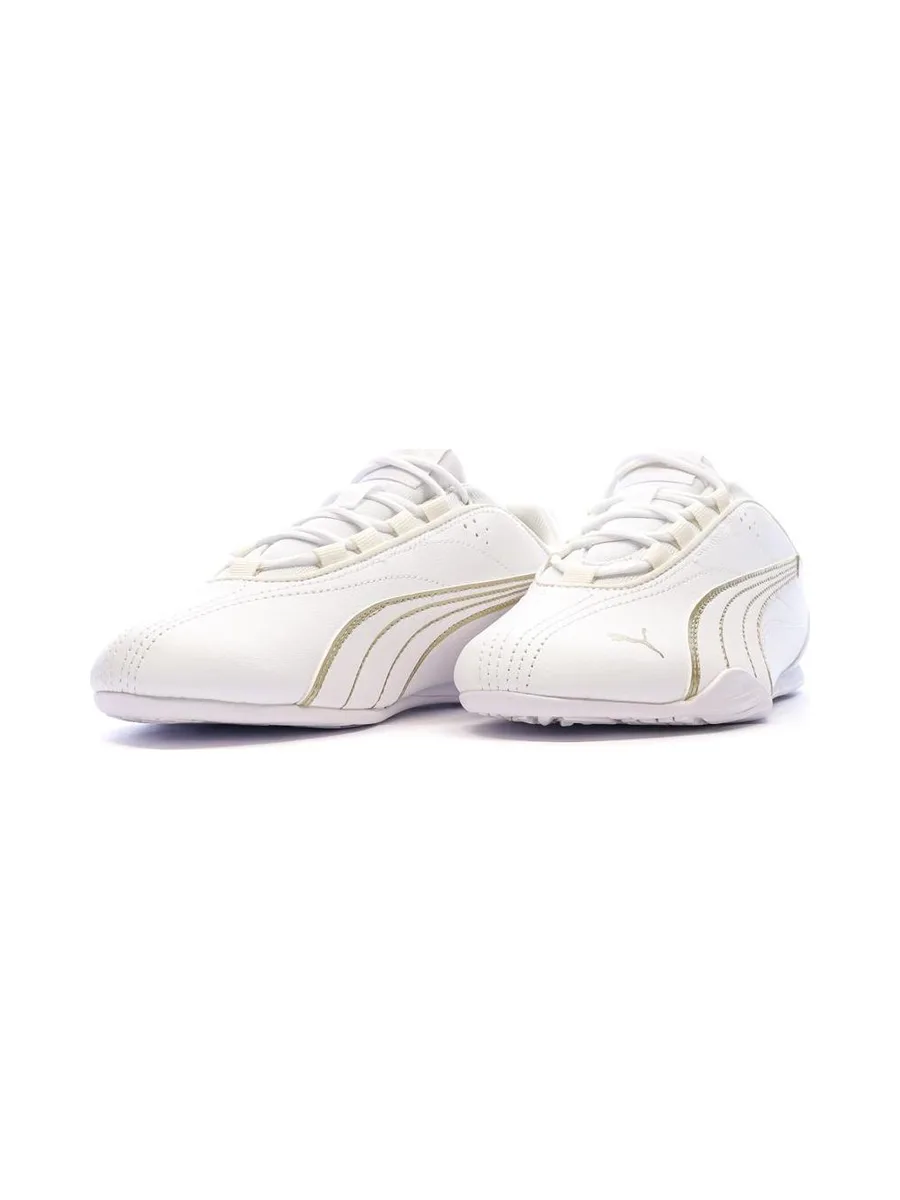 Baskets Blanches/Doré Femme Puma Catch Soleil 7
