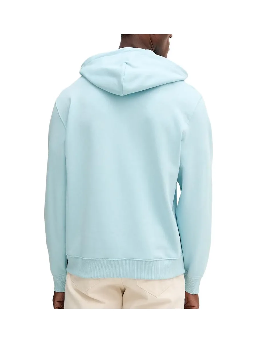 Sweat à Capuche Bleu Clair Homme Calvin Klein Jeans 350 Terry Monog 3