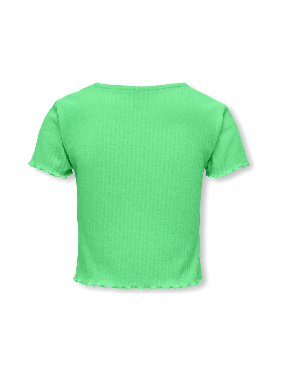 T-shirt Vert Fille Only Kids Ognella 2