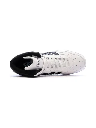 Baskets Blanches/Noires Homme Adidas Hoops 4