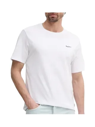 T-shirt Blanc Homme Pepe Jeans Dulwich 1