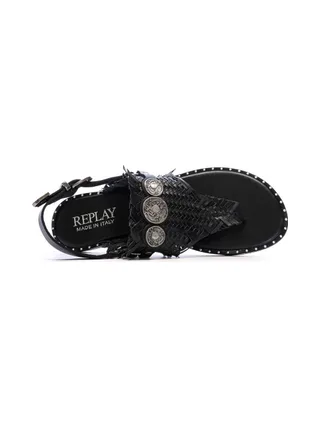 Sandales Noir Femme Replay Nairobi Thong 4
