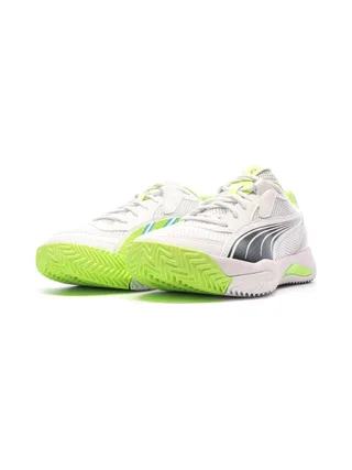 Chaussures de Padel Blanc/Jaune Homme Puma Nova Court 6
