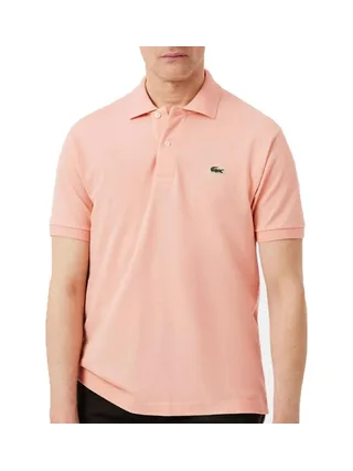 Polo Orange Homme Lacoste Slim Fit 1