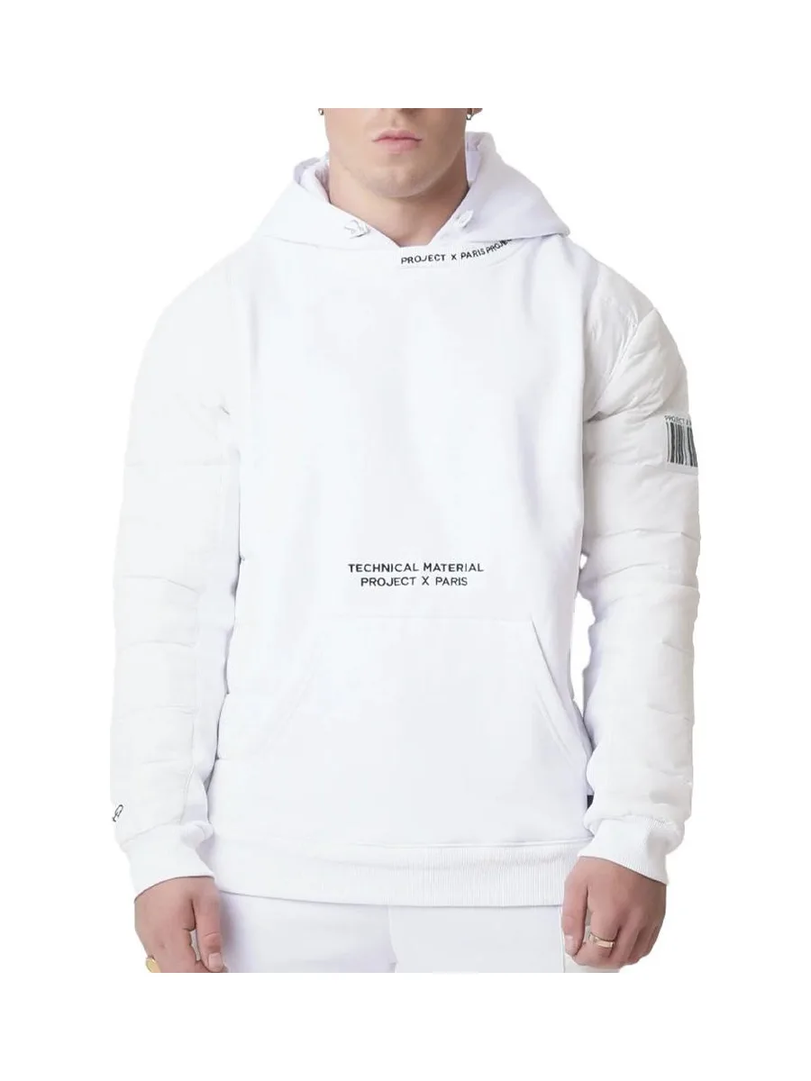 Sweat à Capuche Blanc Homme Project X Paris Hoodie 2