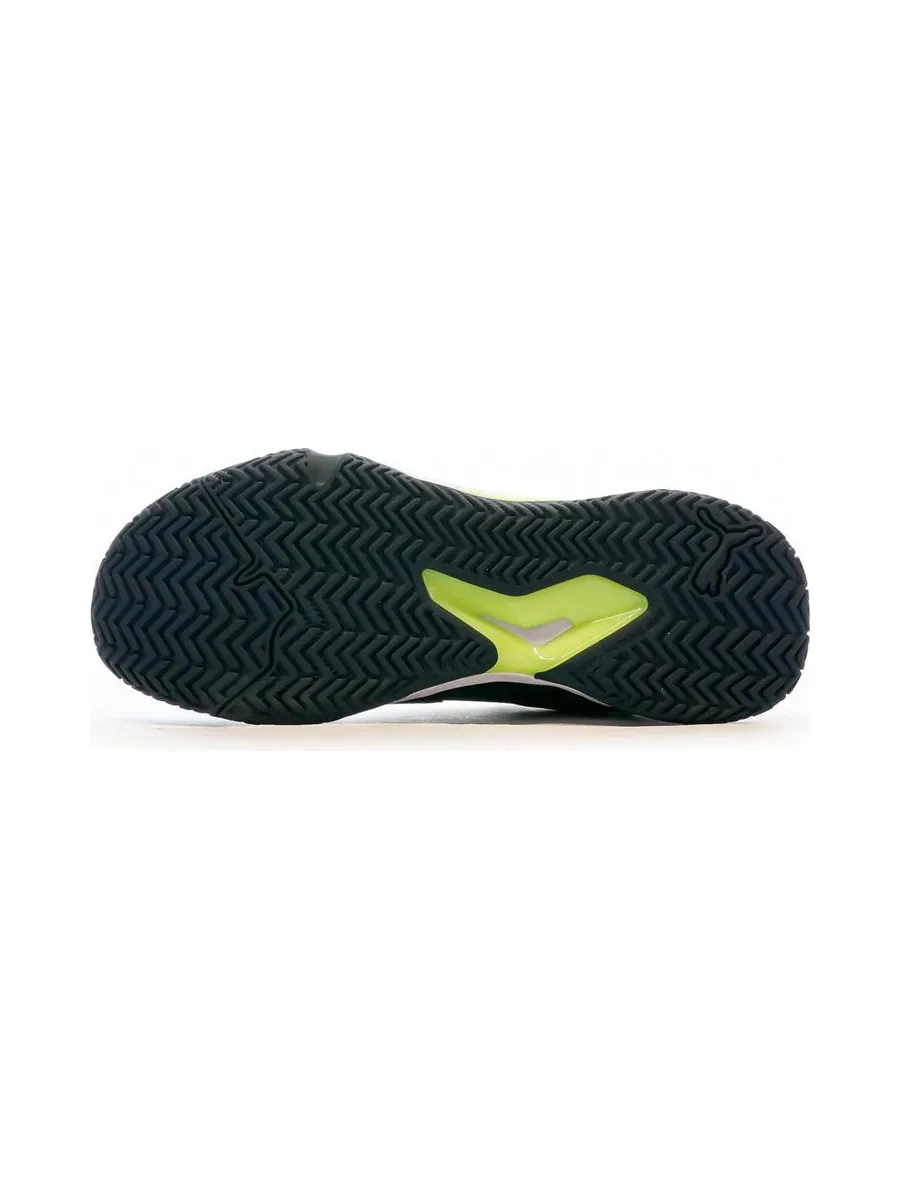 Chaussures de Padel Noire/Jaune Homme Puma Solarcourt 5