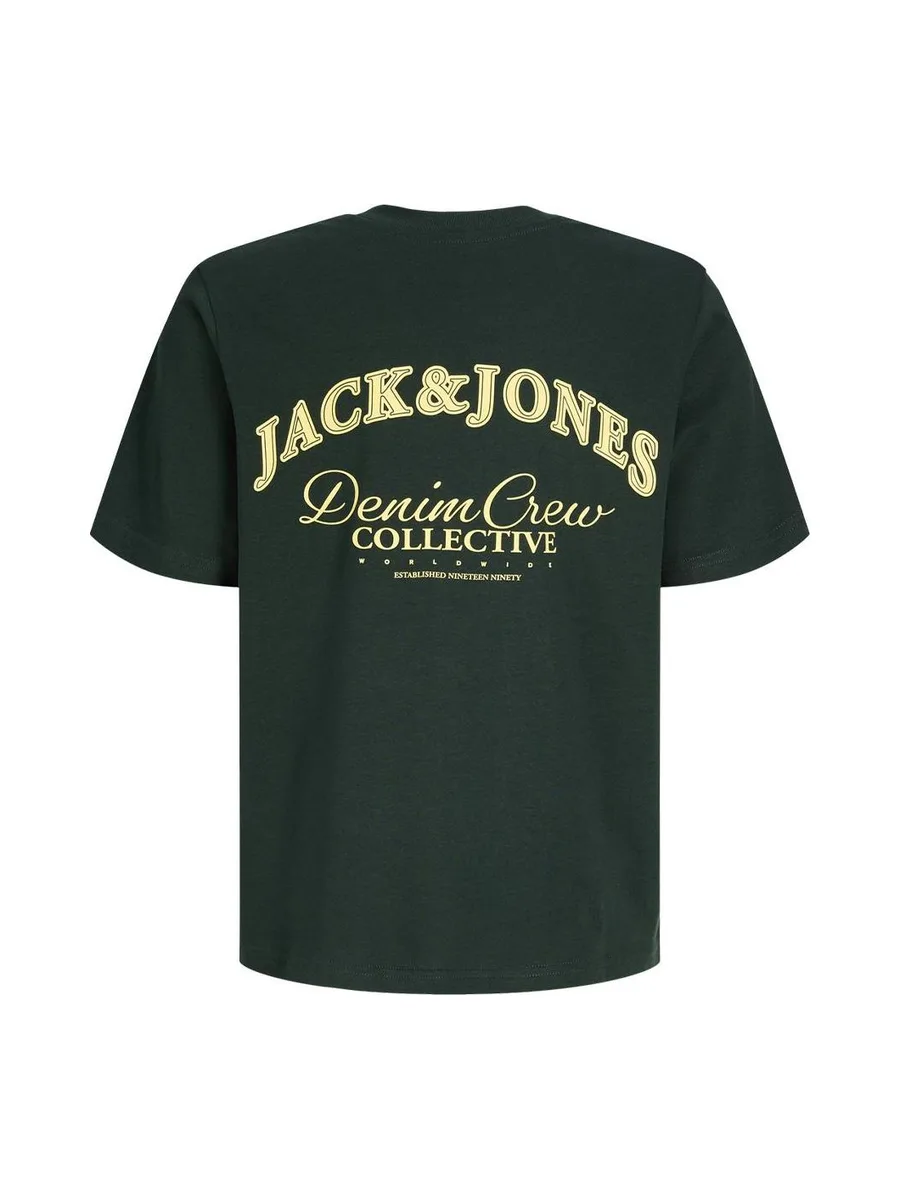 T-Shirt Vert Foncé Garçon Jack & Jones Brandes 3