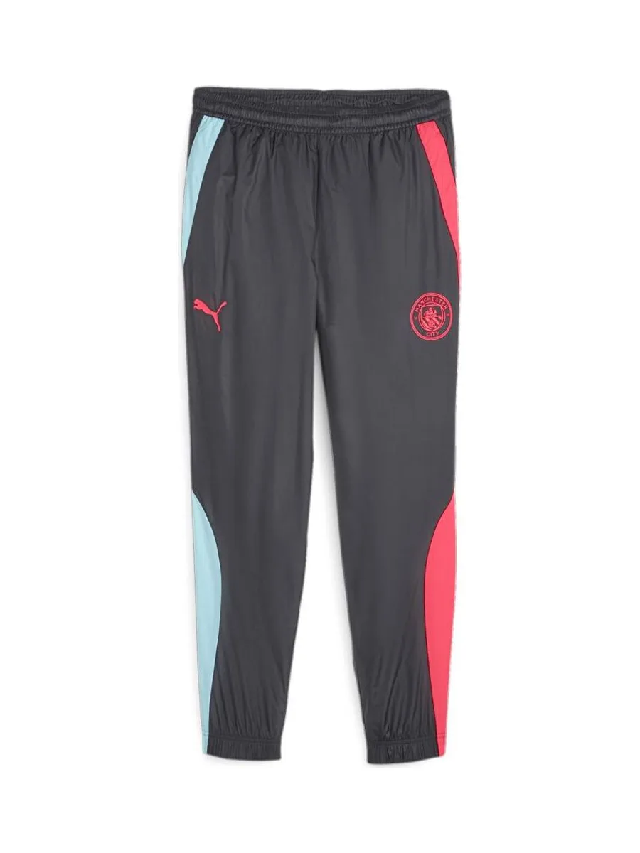 Manchester City Pantalon de foot Noir Homme Puma Prematch Woven 2