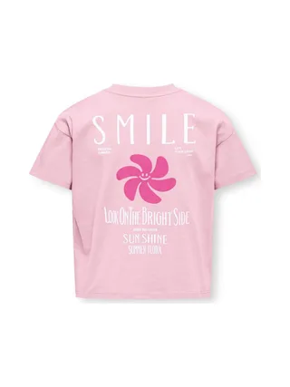 T-shirt Rose Fille Kids Only Sun-veras Flower 2