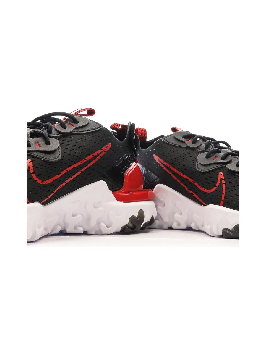 Baskets Noires/Rouges Homme Nike React Vision 8