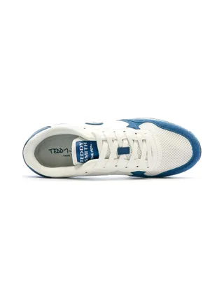 Baskets Blanc/Bleu Homme Teddy Smith Combined 4