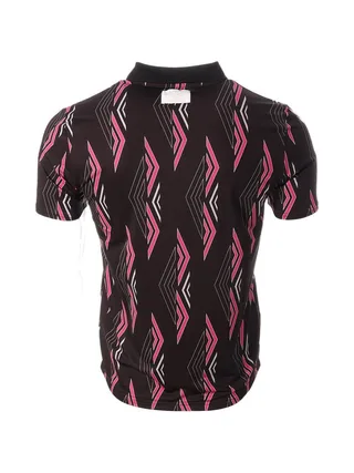 Polo Noir/Rose Homme Umbro King Polo 2