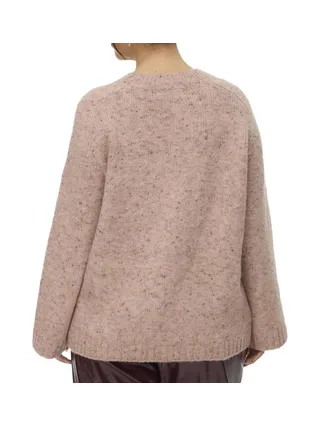 Pull en Maille Rose Femme Vero Moda Curve Cingrid 2