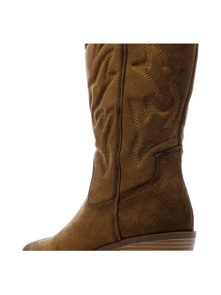 Santiags Hautes Camel Femme Xti 144308-CAM 6