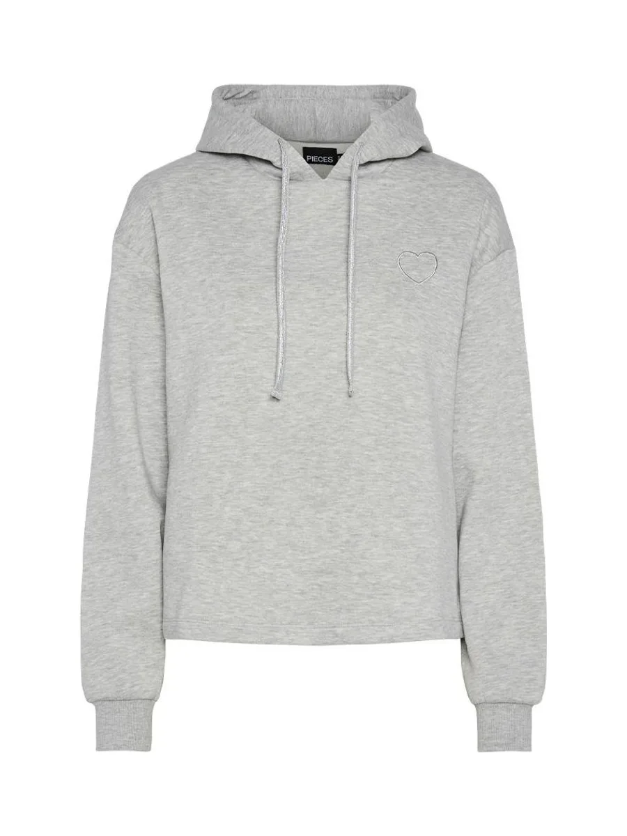 Sweat Gris Femme Pieces Chilli 1