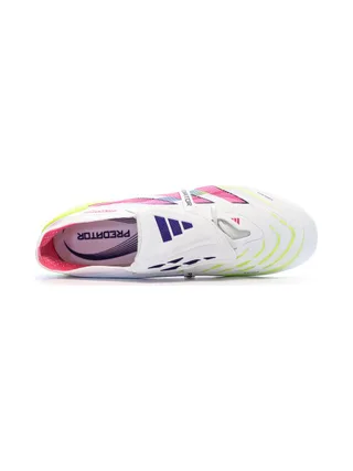 Chaussures de Foot Blanc/Rose Homme Adidas Predator Elite FT SG 4