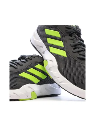 Chaussures de Running Grises/Vertes Homme Adidas Amplimove 7