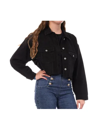 Veste en Jean Noir Femme Jennyfer VROPY 1