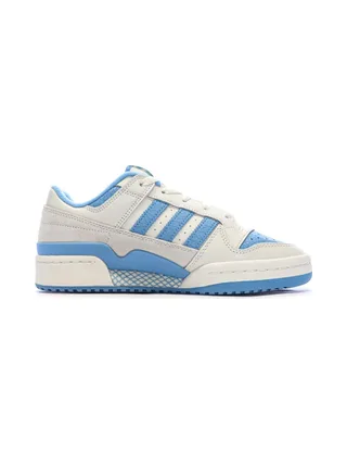 Baskets Blanches/Bleu Homme Adidas Forum 2