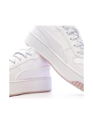 Baskets Blanches Fille Puma Carina 7