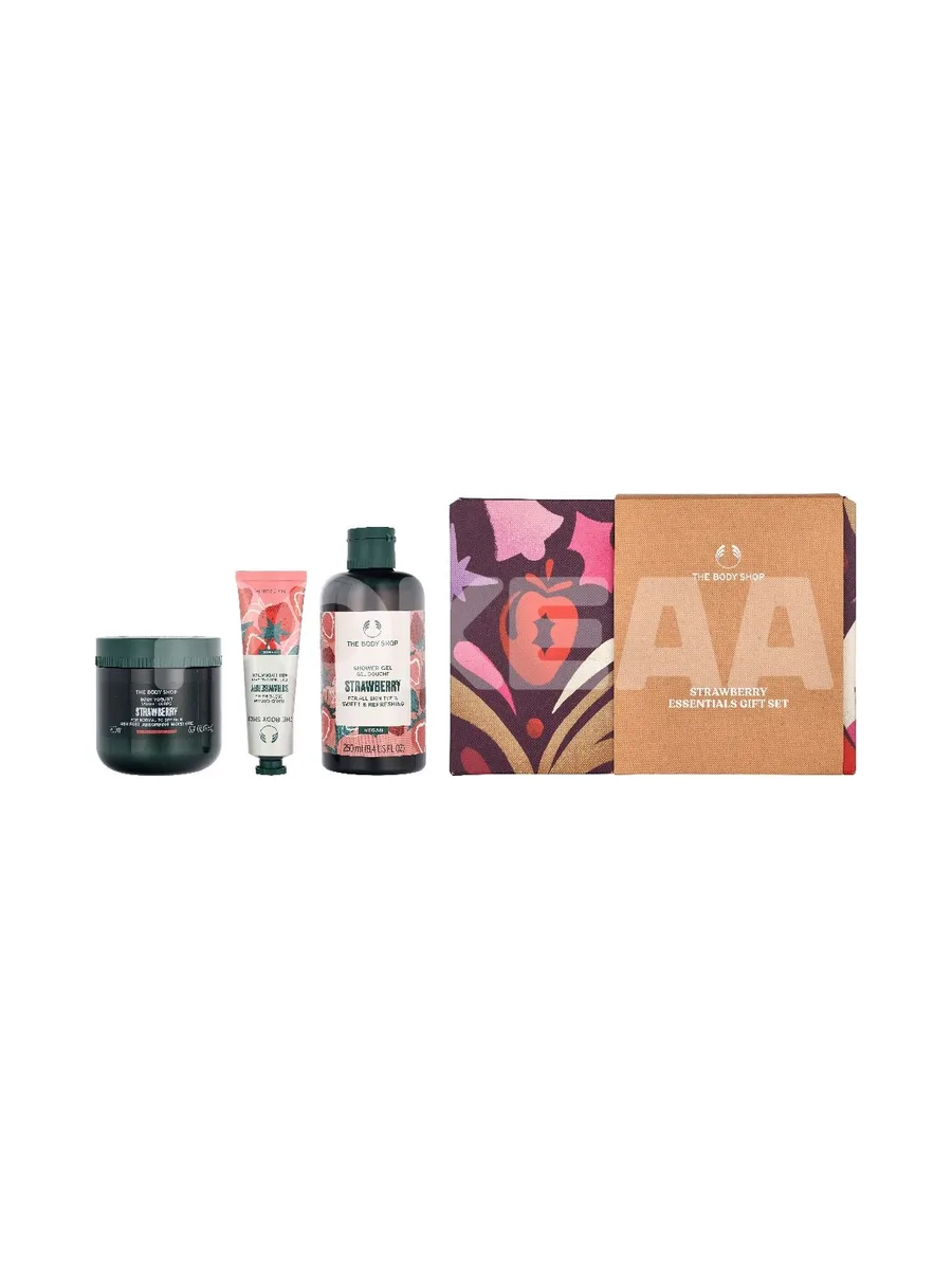 The Body Shop G3 Small Strawberry Giftset 140ml 1