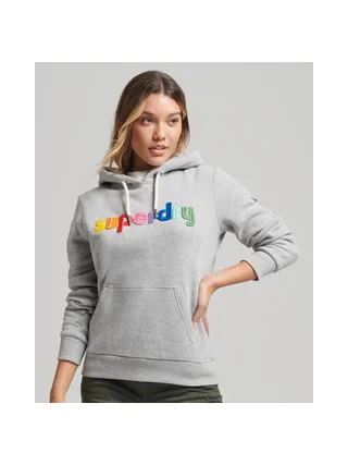 Sweat à capuche SUPERDRY Vintage Cl Rainbow 1