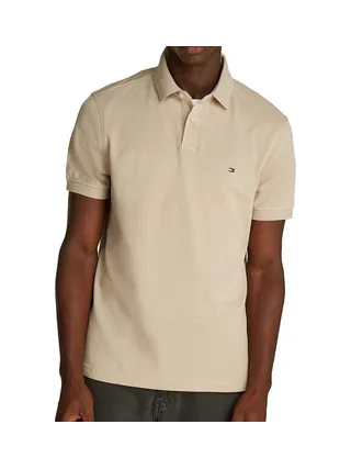Polo Taupe Homme Tommy Hilfiger 1985 Regular 1