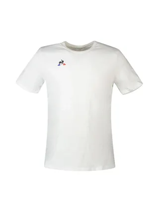 T-shirt Blanc Garçon Le Coq Sportif Presentation 1