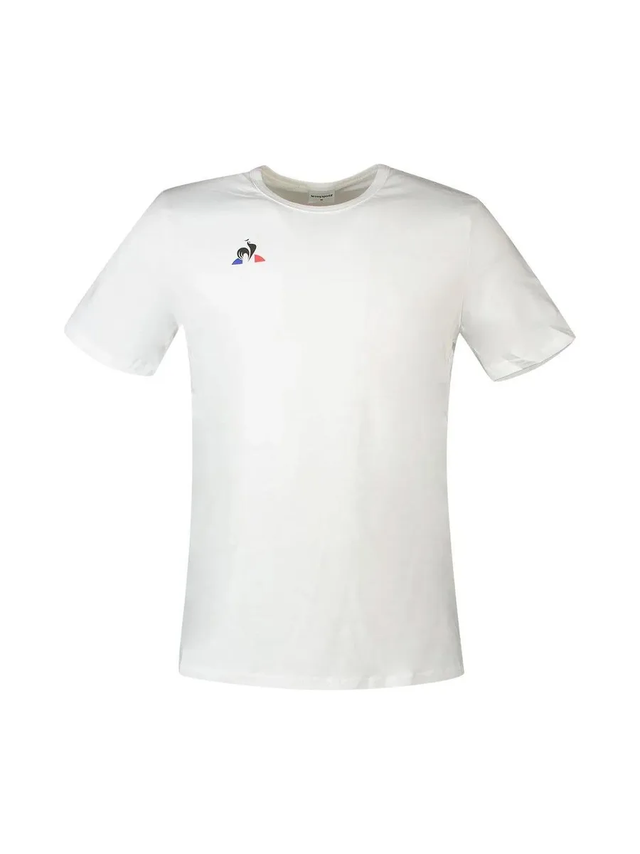 T-shirt Blanc Garçon Le Coq Sportif Presentation 2