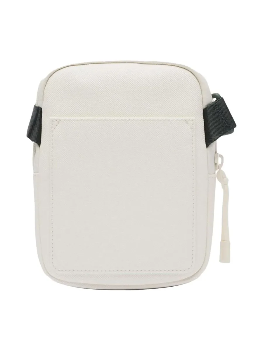 Sacoche Blanche Homme Lacoste Flat 3