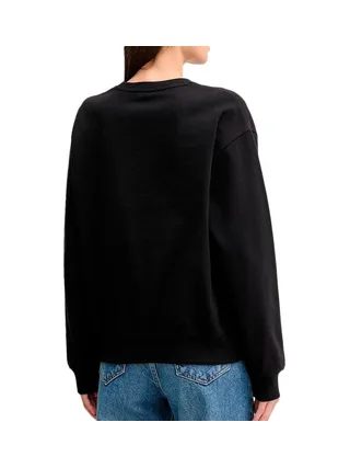 Sweat Noir Femme Calvin Klein Jeans Archive 2