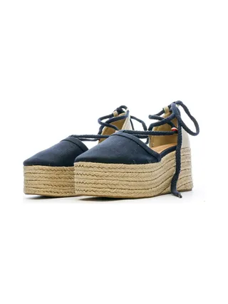 Chaussures compensées Marine Femme Tommy Hilfiger Linen 5