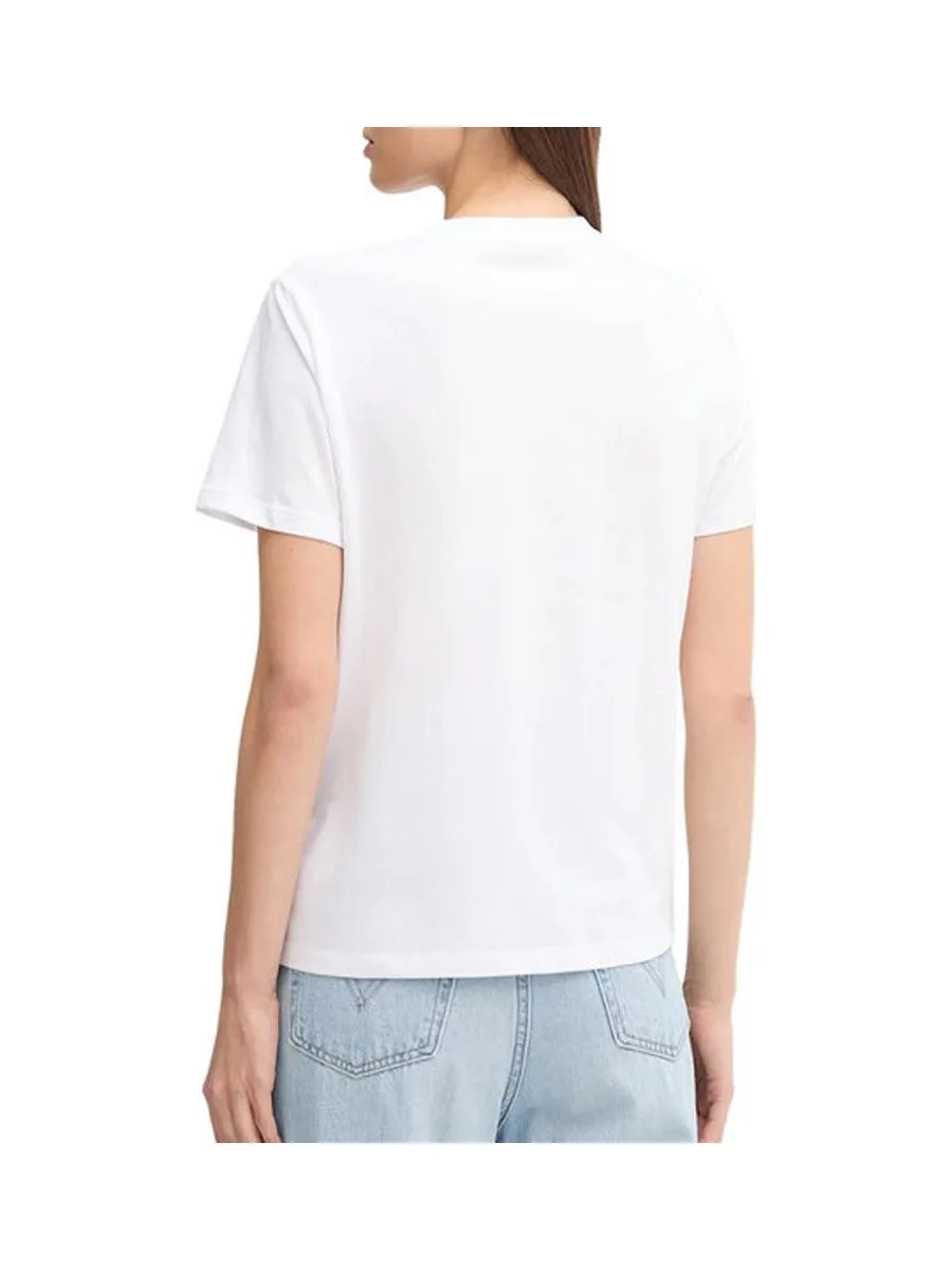 T-Shirt Blanc Femme Calvin Klein Jeans Classic 3