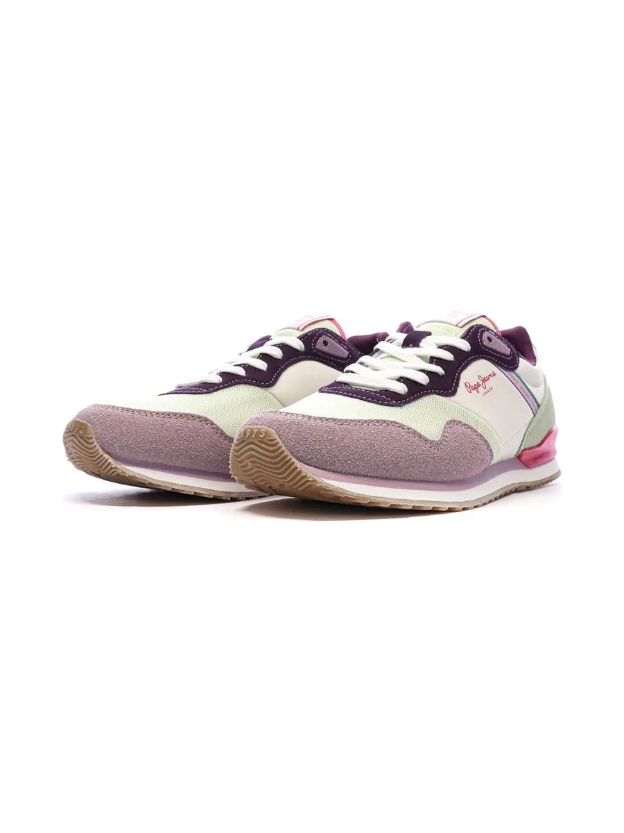 Baskets Violet Femme Pepe jeans London Band 7