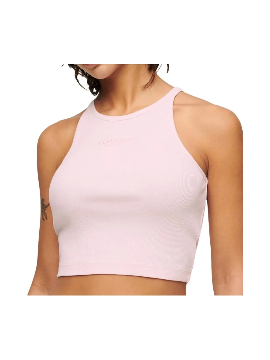 Top Rose Femme Superdry Embroidered Racer 2