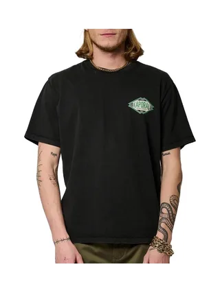 T-shirt Noir Homme Kaporal TITUS 1