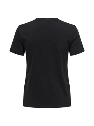 T-shirt Noir Femme Only Lima 2