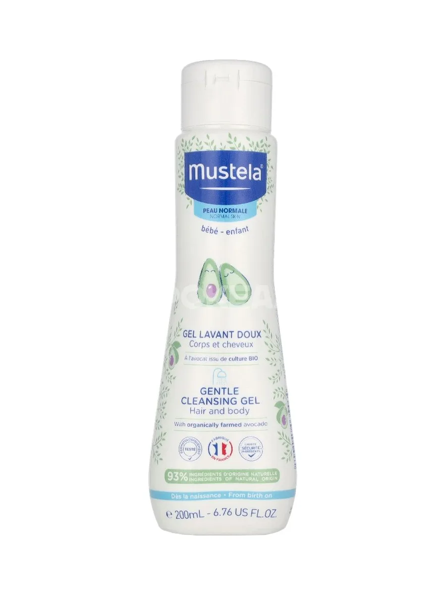 Mustela Bebe Gentle Cleansing Gel Hair And Body 200ml 1