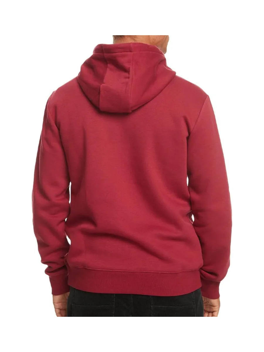 Sweat Rouge Homme Quiksilver Biglogohood 3