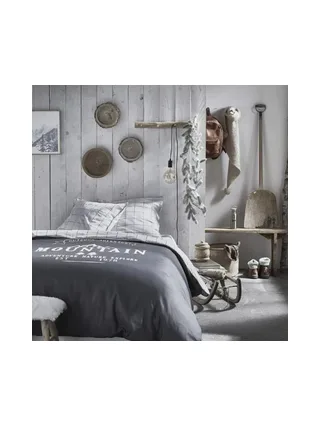 Parure de lit imprimé a carreaux coton Today MOUNTAIN 220x240 1