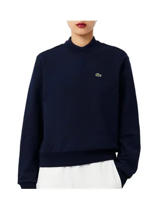 Sweat Marine Femme Lacoste Relaxed Fit Fleece 1