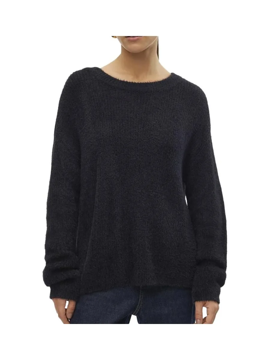 Pull Noir Femme Vero Moda Puff 2
