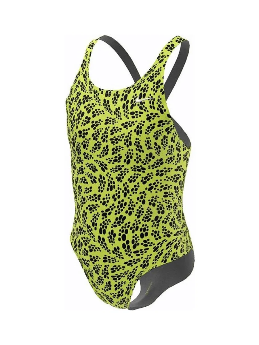 Maillot de bain 1 pièce Vert/Noir Fille Nike Fastback 2